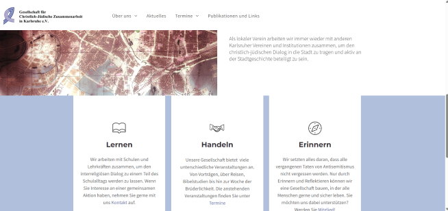 Quelle: Screenshot/Homepage GCJZ